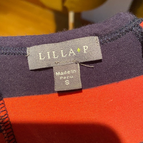 LillaP summer tank asymmetrical striped mini dress - Picture 2 of 4